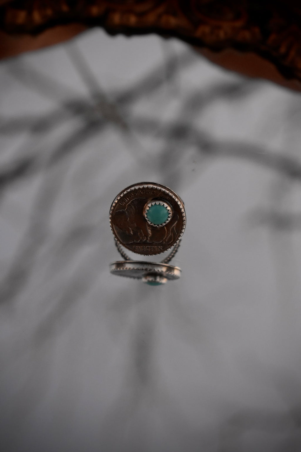 Buffalo Nickel Ring ~ 6.75