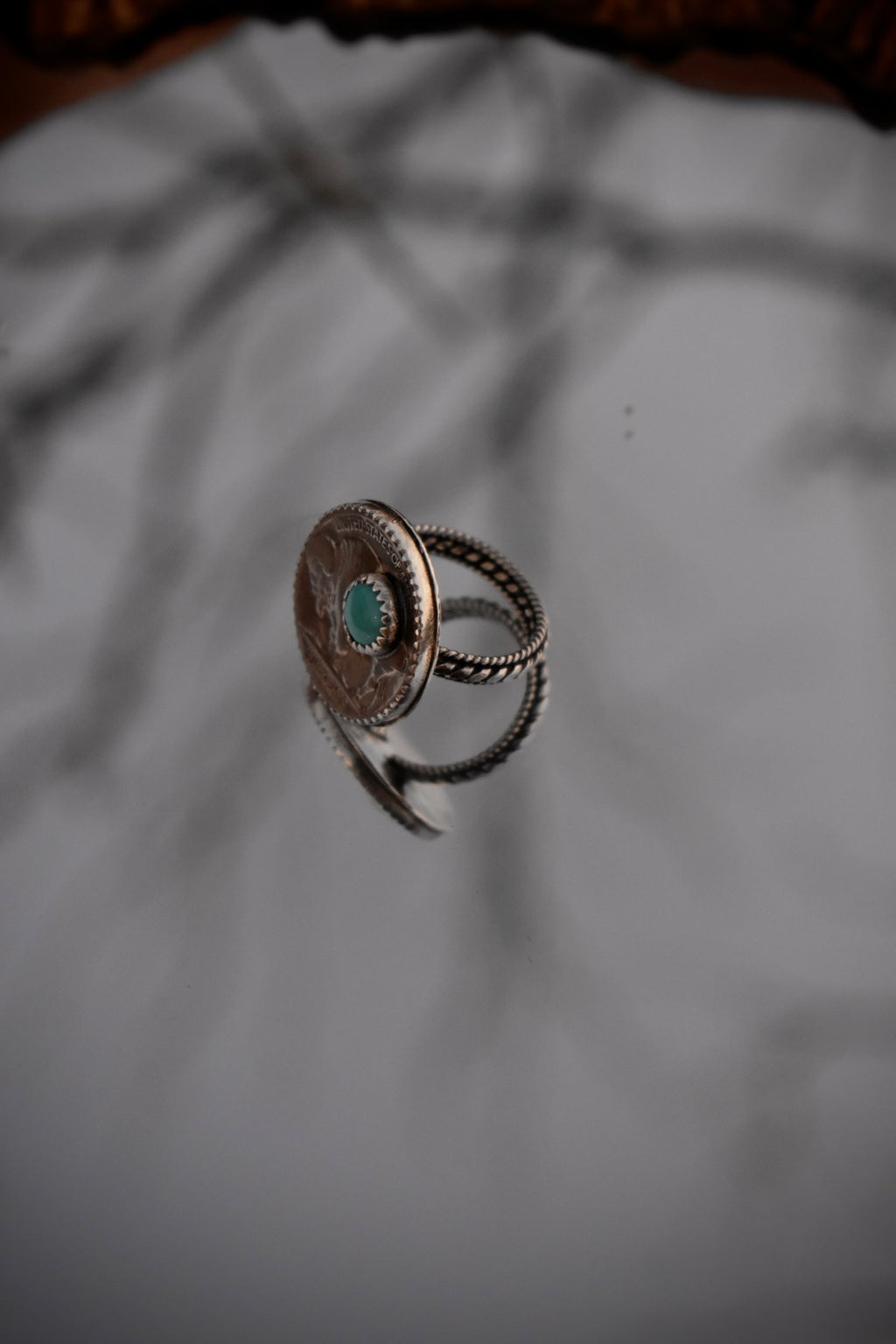 Buffalo Nickel Ring ~ 6.75