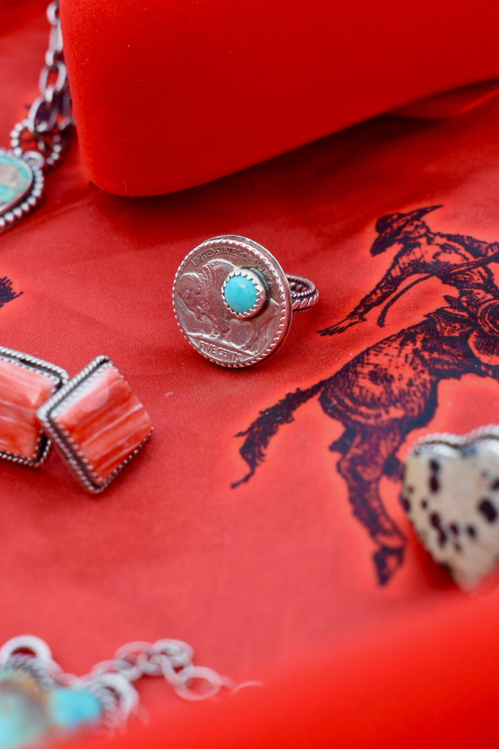 Buffalo Nickel Ring ~ 6.75